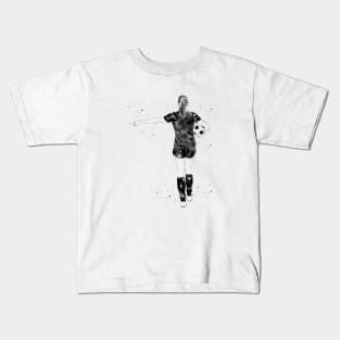 Soccer Player Girl Kids T-Shirt